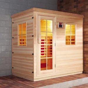 Dřevěná sauna pro 2 osoby pro infrasaunu
