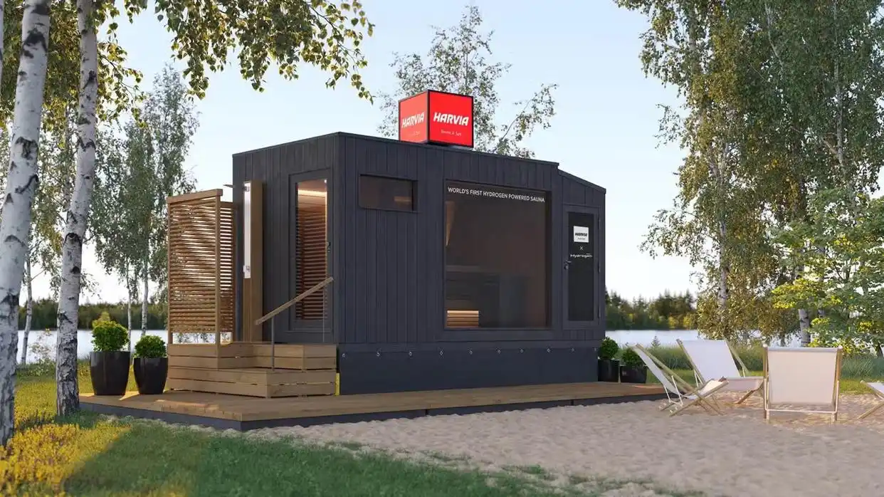 První sauna poháněná vodíkem na světě debutuje na finské rally, s Toyota a Harvia vedou revoluci čisté energie
