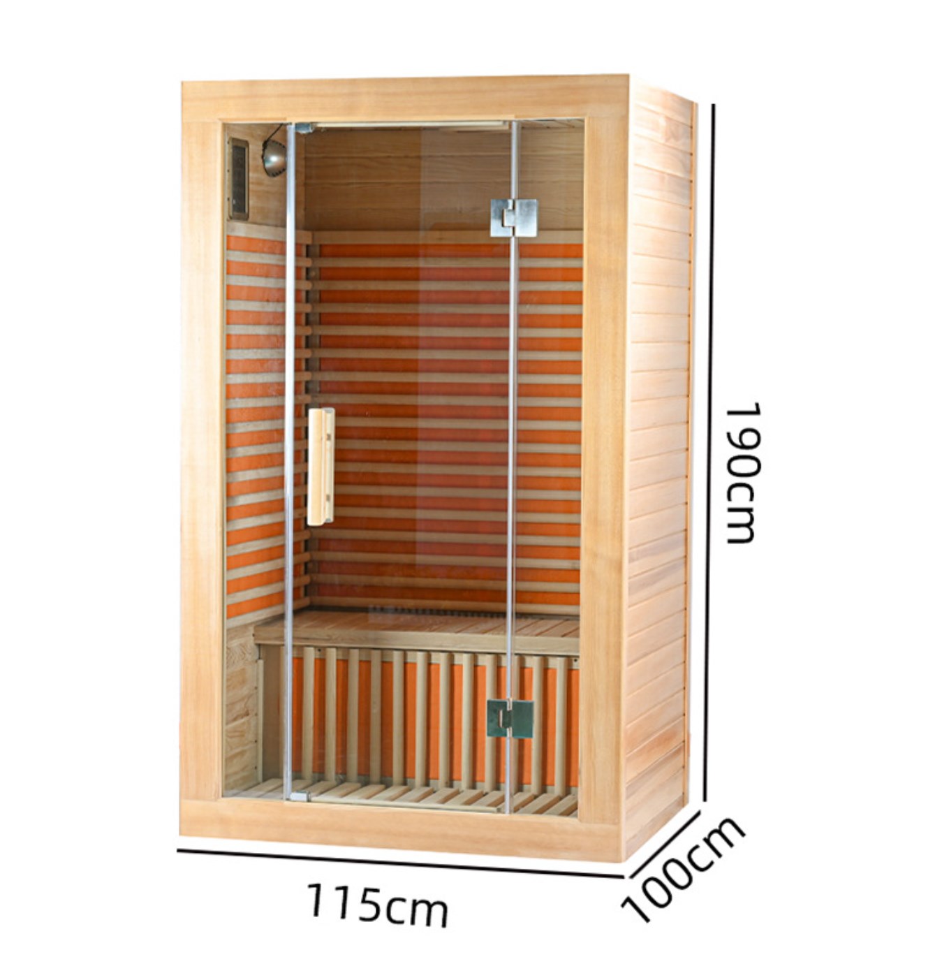 Sauna pro 1-2 osoby Hemlock Dálková infračervená sauna