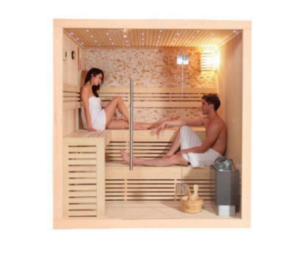 Sauna pro 3-4 osoby Hemlock Far-Infračervená sauna